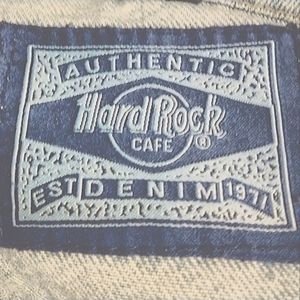 Hard Rock Denim Vest Jacket
